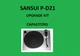 Turntable SANSUI P-D21 Repair KIT - all capacitors