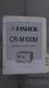 Fisher cr-m100m service manual original repair book stereo tape deck player
