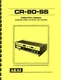Akai CR80SS CR-80SS Stereo Cartridge Tape Recorder OWNER'S & SERVICE MANUAL