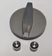 Vintage SANSUI SR-333 Turntable Original POWER SWITCH and PITCH CONTROL KNOBS