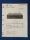 Kenwood GE-711 Equalizer EQ Service Manual Factory Original The Real Thing