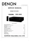 Service Manual Guide For Denon DCD-3520