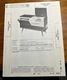 1958 Tonfunk 7046M Receiver Record Chang Photofact Service Manual Foldout Folder