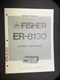 FISHER ER-8130 8-Track Recorder Service Manual