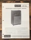 Altec Model 1203A Speaker  Service Manual *Original*