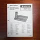 VINTAGE SANYO RMT 630 FM/AM CLOCK RADIO W/ CORDLESS PHONE SERVICE MANUAL