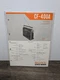 Sony CF-400A  AM-FM Radio Cassette Recorder Service Manual  1972 Genuine Origina