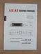 Akai Model UC-W5, A5 Service Manual D-2080