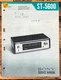 Sony ST-5600 Tuner  Service Manual *Original*