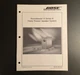 BOSE Acoustimass 6 Series II Home Theater Speaker ORIGINAL Service Manual - 2000