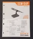 Sony ECM-54P Electret Condenser Microphone.  Service Manual.  Japan 