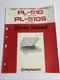 Pioneer PL-510/510S Turntable Service Manual 1976 Vintage Original