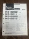 Pioneer KE-3232 3011 2222 2515 Car Tuner Cassette Service Manual *Original*