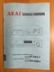 ORIGINAL SERVICE MANUAL & SCHEMATIC AKAI AT-S55/L TUNER & AM-U55/J AMP D329