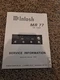 Original McIntosh MR 77 FM Tuner Service Information Manual W/ Schematics