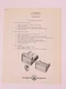 Vtg Original OEM Voice of Music VOM204 Disassembly instruction Manual Phonograph