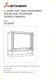 Vintage Original Mitsubishi Model VS-581R Projection TV Owners Manual