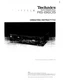 Technics RS-B605 Cassette Deck Owners Instruction Manual Reprint