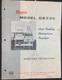 BOGEN DB230 Amplifier Owners Service Manual Original