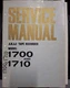 AKAI 1700 1710 Tape Recorder Service Manual & Parts List Original w/Color Cover