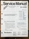 Technics SH-8066 Equalizer Supp. Service Manual *Original*