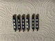 (6) COOL BLUE 43MM-6.3V-LED FESTOON LAMP/ MX114-MX115-MX117  McIntosh DIAL Bulbs