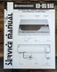Kenwood KD-9X KD-9XG Record Player / Turntable Service Manual *Original*