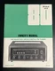 Vintage Original McIntosh MR80 Digital FM Tuner Manual, NEW