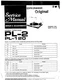 Service manual for Pioneer PL-2, PL-120