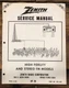 Zenith HF20 High Fidelity & Stereo Service Info  Service Manual *Original*