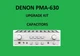 Stereo Amplifier DENON PMA-630 Repair KIT - all capacitors