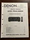 Denon Model PMA-980R Integrated Amplifier Amp Service Manual Original Genuine
