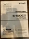 TEAC S-100CD S100CD Service Manual **ORIGINAL**