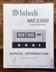 Mcintosh MC2300 Amplifier  Service Manual *Original*