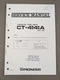 Pioneer CT-4141A Cassette Tape Deck Service Manual D-1820