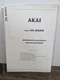 Akai Model HX-M50W Cassette Deck Schematic Diagram & PC Boards Original Manual