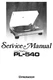 Service manual for Pioneer PL-540