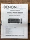 Denon PMA-980R Amplifier  Service Manual *Original*