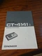 Pioneer CT-4141 Operating Manual