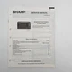 OEM Sharp Service Manual for Microwave Oven Models R-5A88/R-5A98 VTG Electronics