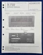 Original Kenwood X-722 Cassette Deck Service Manual