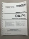 Tascam DA-P1 Copy of Service Manual from Tascam Free Shipping