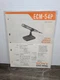Sony ECM-54P Electret Condenser Microphone Service Manual Japan Vintage Original