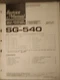 Pioneer SG-540 SG-505 Service Manual Graphic Equalizer Original