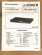 Fisher FM-856 FM-857 Tuner Service Manual *Original* #1