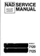 Service manual for NAD 7120, 7125