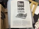 Instructions From Dual 1226 Turntable