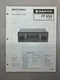 Sanyo FT U35 Original Service Manual Free Shipping