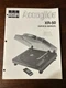 BSR Accuglide XR-50 Turntable Record Player Service Manual Vintage OEM Original