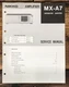 Nikko MX-A7 Amplifier Service Manual *Original*